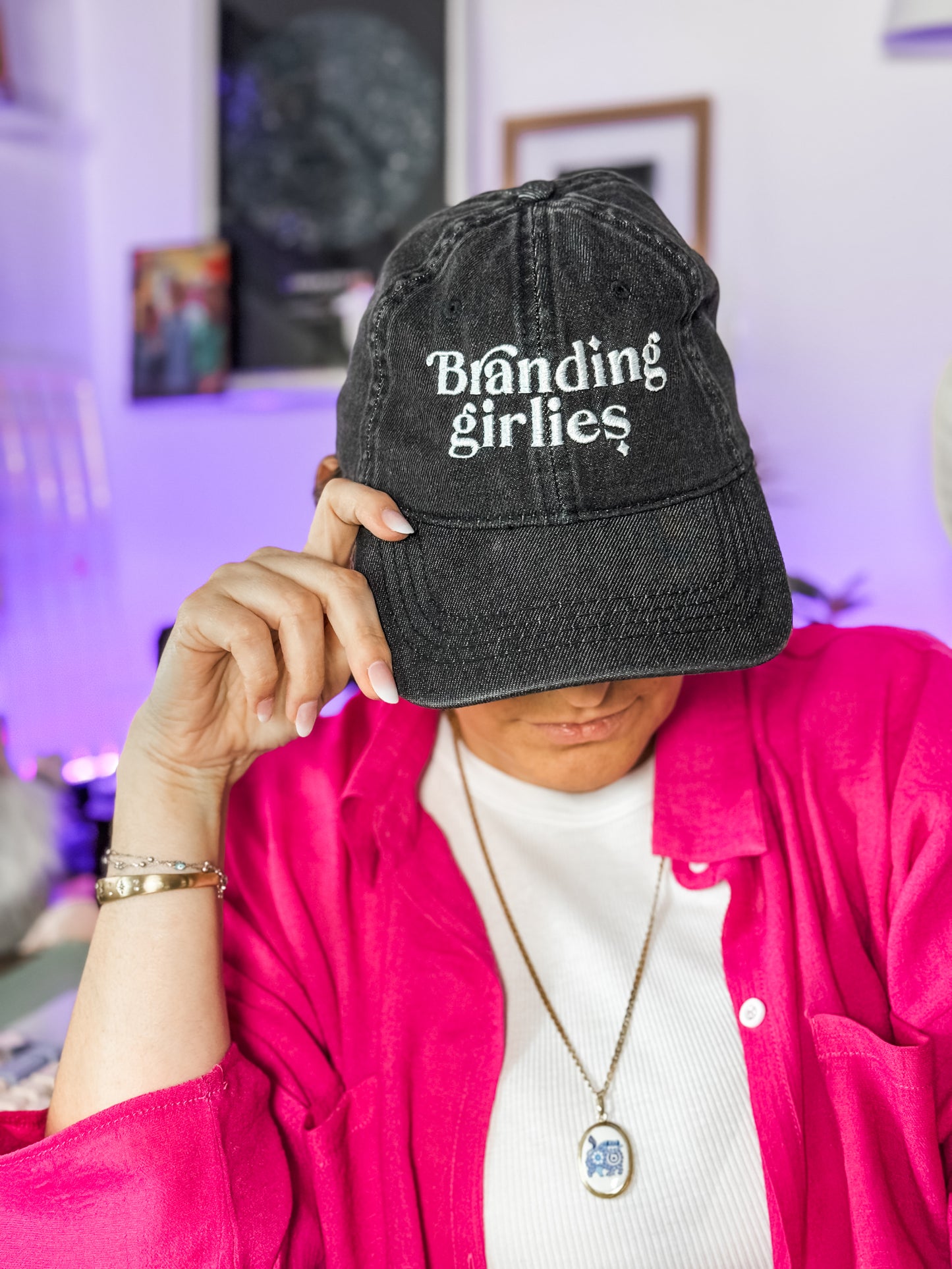 Denim Hat (Embroidery)